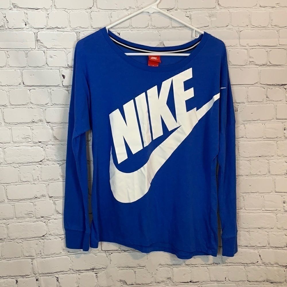 Nike / Long sleeve / cobalt blue / size medium